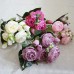 Multicolor Phantom Rose Peony TOP Silk Flowers Bouquet Single Decor Wedding   113015009822